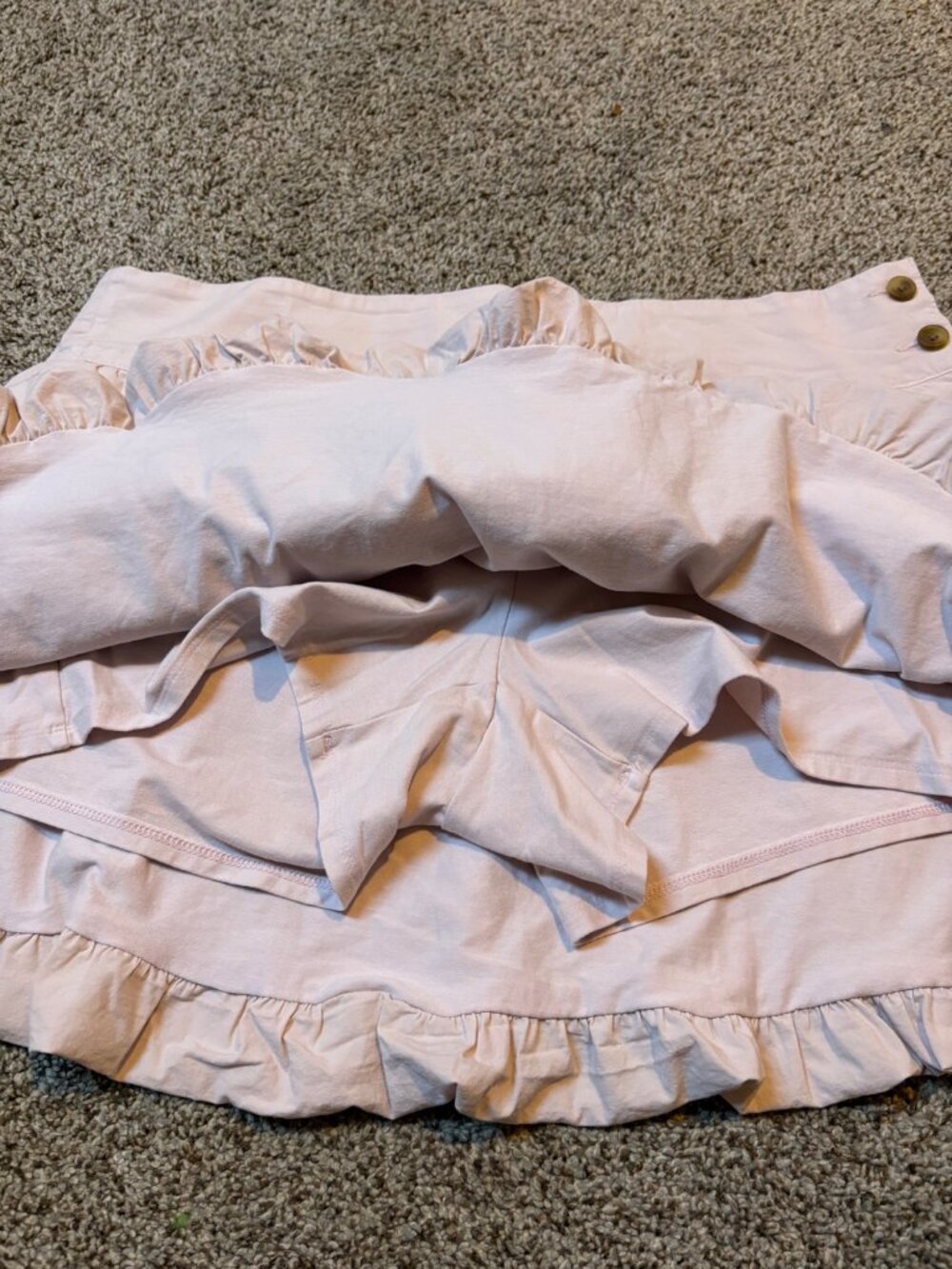 NEW American Eagle Stretch Bubble Mini Skort Skirt Mid-Rise Hushed Violet 14 - Picture 10 of 12